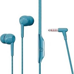 GEARZTOUCH TUNIFY LoudPro in-Ear 3.5mm Wired Earphones with Powerful HD Mic for Clear Sound, Noise Cancellation with Extra-Bass, Soft Earbuds Design, in line Controls, Wide Compatibility-Blue-6