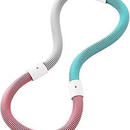 CALANDIS™ Weighted Fitness Hoop Indoor Outdoor Exercise Hoop for Kids Adults Men Women 1.6Kg Pink Green Gray | Abdominal Exercisers | Fitness Equipment & Gear | Fitness, Running & Yoga-image-32