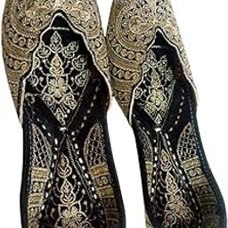 Zari Work Juttis,Velvet Jutti,Stylish wear,Tradiditional wear,Ethnic Footwear,Juttis for Women.-image-31