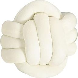 Creations Knotted Pillow Nordic Plush Thick Knot Pillow Ball for Bed Chair Living RoomHome & Garden|Home Decor|Pillows-image-18