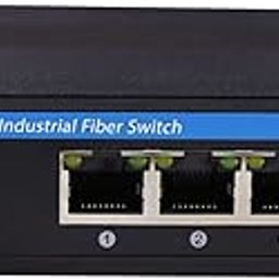 OLYCOM Harsh Outdoor 5-Port Gigabit Ethernet Fiber Converter, Industrial DIN-Rail Network Switch, 100/1000Base-T to LC, Up to 20KM(with SFP Transceiver), IP40, Extreme Heat -40°～ 85°C (-40°～ 185°F)-3