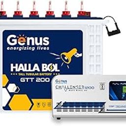 Genus Inverter with Battery Combo (Inverter: Challenger 1200 / Pure Sine Wave / 900VA / 12V / 3 Years Warranty || Battery: GTT200 / TT Battery / 165Ah / 72M (42 + 30) Warranty, Best for Home & Office-picture-18