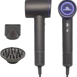 EVERAIRY High Speed 1600 Watts Hair Dryer for Women & Men, Low Noise, Cool-Warm Alternating, Thermo-Control Hairdryer with Magnetic Nozzle & Diffuser for Home & Travel (Blue)-picture-23