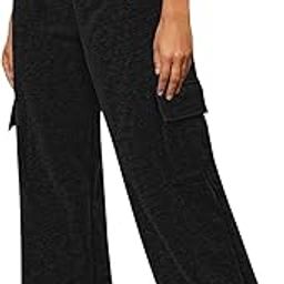 Straight Wide fit Long Length Cargo Style Open Bottom Lowers for Women/Trending Multi Pocket Style, Relaxed Casual Pants for Women-image-88