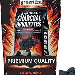 Coconut Shell Charcoal Briquettes for Barbeque |Barbecue and Grill - All-Natural BBQ Charcoal for Cooking and Grilling - Long-Lasting Barbeque Charcoal with Fire Starter Cubes for Ignition (2kg)-image-78