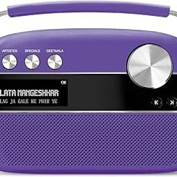 Saregama Carvaan Premium Hindi - Portable Music Player with 5000 Preloaded Songs, FM/BT/AUX (Orchid Purple)-32