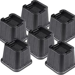 ARTISOUL® Furniture Risers Square Dining Room Home Bed Risers for Cabinet Desk Bedding 6X 11.8X9X9.5Cm | Furniture | Beds & Mattresses | Bed & Waterbed Accessories-image-76
