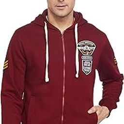 Men Cotton Rich Heavy Weight Hooded Sweatshirt (Regular Fit)-51