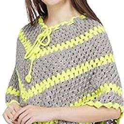Enterprises Crochet Hand Knitted Ladies/Girls/Women's Chiffon Shawl Cardigan Top Cover Up-picture-45