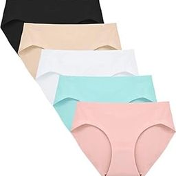 Women's Microfiber Panties, Moisture-Wicking Stretch Everywear Printed Underwear Multicolour Pack of 4-picture-46