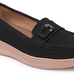 Loafer Trending and Comfortable Fabulous Slip On Wedges Loafer Casual and Formal for Womens and Girls-image-24