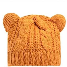 Ubervia Womens Beanie Hat Fashion Car Ear Decor Wool Knitted Beanie Winter Warm Hat-image-29