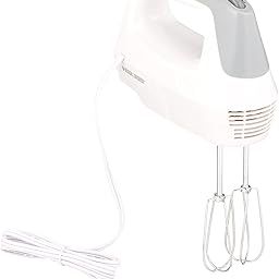 BLACK+DECKER Lightweight Hand Mixer, White,MX1500W-image-2