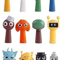 12PCS Sprunki, Sprunki Toy, Colorful Decorative Figures, Perfect for Cake Decorations and Home Display, Durable and Safe for All Ages, Games Sculpture Collectible Decoration Gifts for Girls and Boys-30