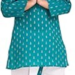 Boys Dhoti Kurta Set for Kids - Cotton Kurta and Elastic Waist Dhoti Set - Traditional Dress for Kids-image-62