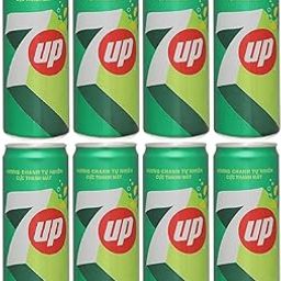 7 up Lemon Lime Refreshing Soft Drink Each 320ml (Pack Of 8)-picture-1