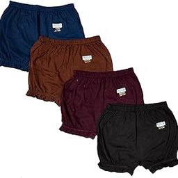 Bloomer Plain Women's 100% Pure Cotton Bloomer - Soft, Comfortable, and Skin-Friendly(Pack of 4)(Color mayvary)-image-72
