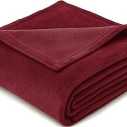 Homestan Flannel Plush 230 GSM AC Blanket Single Bed, Lightweight Thin Blanket for Summer Single Bed with Ultimate Comfort (58x86 inches, Maroon)-image-94