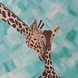 MagicTrails | Mom and Baby Giraffe I Art Print I 8in x 11in-image-30