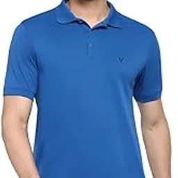 van heusen Men's Polyester Regular Fit Performance Dynamic Thermoregulation Air Polo T-Shirt-picture-43