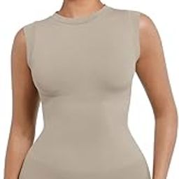 SHOP Women's Seamless Shapewear Bodysuit with Cap Sleeves – Tummy Control Bodysuit with Waist & Abdomen Shaping, Invisible,Under Dresses & Sarees-image-39