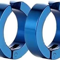 Unisex Stainless Stell Non Peircing Hoop Earrrings for Women and Men-image-27