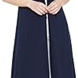 Women's Cotton Shrug (Navy Blue;)-21
