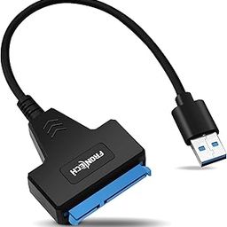 FRONTECH USB 3.0 to SATA Adapter for 2.5 HDD/SSD with Plug & Play, Durable Material, Super Fast Transfer, Black (NC-0038)-13