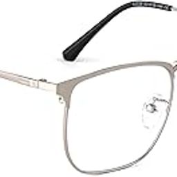 ROYAL SON Square Specs for Men Women | Blue Light Blocking | Computer Glasses | Metal Frame-image-87
