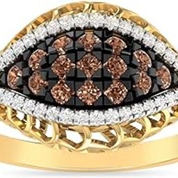 The Tawny 18KT Yellow Gold and Diamond Ring for Women-image-8