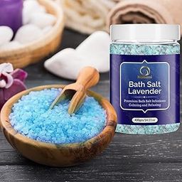 Premium Lavender Bath Salt (500gm)-Enriched with Sea Salt & Lavender Essential Oil for Body & Foot Soak, Soothing & Relaxing Bath, Muscle Pain Relief, Aromatherapy-Best Gift Ideas (Pack of 1)-picture-18
