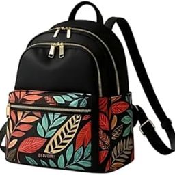 Ethnic Style Waterproof Oxford Backpack | Ladies Fashion Travel Canvas Bag | Large Capacity Nylon Collage Bagpack | Girls Printed Laptop Backpack-image-40