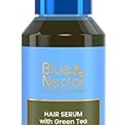 Blue Nectar Green Tea Hair Serum for Dry Frizzy Hair for Women & Men | Plant Based Biotin Hair Growth Serum | Hair Serum for Hair Fall Control for All Hair Types (12 herbs, 50 ml)-image-70