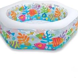 BlackZone Sea Animal Theme Summer Special Inflatable Kid Swimming Pool, Baby Bath tub, Water Pool for Kids Best Summer Gift Bath Tub (6.2 FT-Sea Animal Theme)-image-24