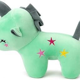 Magical Soft Plush Toy for Girls Rainbow Stuffed Animal Doll with Glitter Horn & Mane Fantasy Theme Cuddly Toy for Kids, Birthday Gifts 30cm|Green-image-31