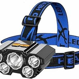 ARYKA 3-in-1 Rechargeable Headlamp LED Head Torch Flash Light Waterproof Adjustable for Cycling, Camping, Hiking-picture-19