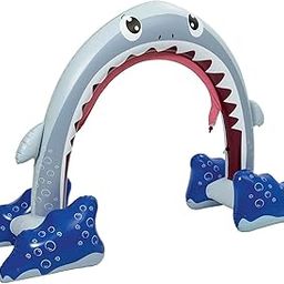 CALANDIS™ Giant Shark Sprinkler Water Toy Outdoor for Toddlers Children Boys and Girls | Inflatable & Kid Pools | Swimming Pools | Pools & Spas | Yard, Garden & Outdoor Living-image-68