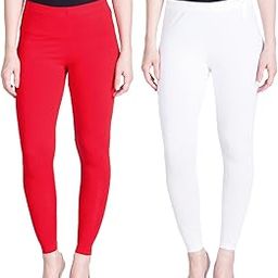 Women Solid Premium Cotton Ankle Length Leggings | Mid-Waist | Fashionwear | Fit Type: Skinny Fit | Size: L-image-81