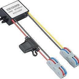 MZHOU DC 9V-40V to 12V Step Up Down Voltage Regulator Stabilizer 12V/24V to12V 3A 36W Converter Regulator with Fuse Waterproof Regulated Power Supply for Golf Cart-15