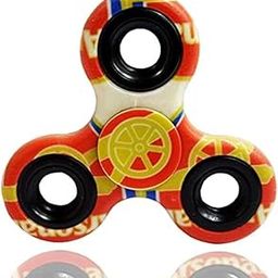 Premsons® Hand Spinner Desk Toy - High Speed Smooth Finger Spin Sensory Fidget Stress Relief Game Play for Kids & Adults - Birthday Party Gift - Single Bearing - Football-A-image-98