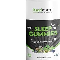 Nuvimate Natural Sleep Support Gummies | Deep Sleep Supplement for Better Sleep Non Habit Forming Formula for Health Sleep Cycle for Men & Women - 60 Count-28
