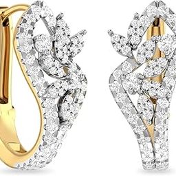 The Keveon 18KT Yellow Gold and Solitaire Stud Earrings for Women-image-16