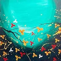 acrylic handmade painting on paper-image-53