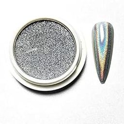 SHILLS PROFESSIONAL Holographic Nail Powder Chrome Silver-51