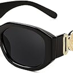 Retro Trendy Rectangle Sunglasses Women Men Vintage 90s Small Narrow Square Sunglasses E1008-image-9
