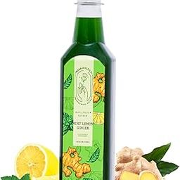 Rosa Mystica Mint Squash | Natural Refreshing Mint Lemon Ginger Squash, No Added Color - 500 ml-image-12