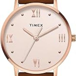 Women Beige Round Dial Analog Watch - TWEL15621-picture-55