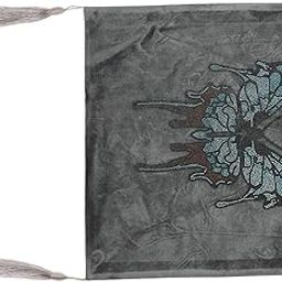 CALANDIS 10 Colors Micro Velvet Bed Runner Delicate Bedding 45 x 180cm Gray-picture-16