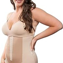 Dual-Closure Girdle, Postpartum Girdle Corset Front Hooks & Side Zipper-image-30
