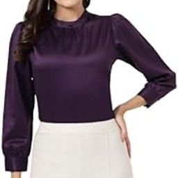 Style Quotient Women Solid Ash Satin Regular Party Shirt-image-26